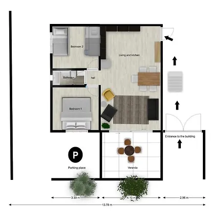Horizon Hidden Gem 2 Bedroom Apt - Walk To The Beach Lägenhet